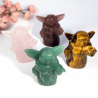 Assorted Crystal 2.4’’ Baby Yoda Carving #LV9742