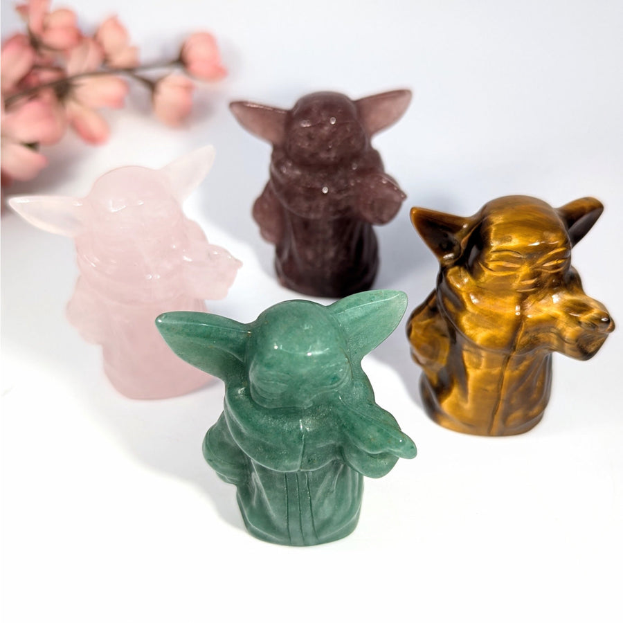 Assorted Crystal 2.4’’ Baby Yoda Carving #LV9742