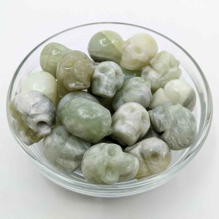 Assorted Crystal Skull #C076 - Jade - $12.95