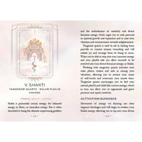 Tarot card featuring a temple illustration from Astral Realms Crystal Oracle by Leah Shoman