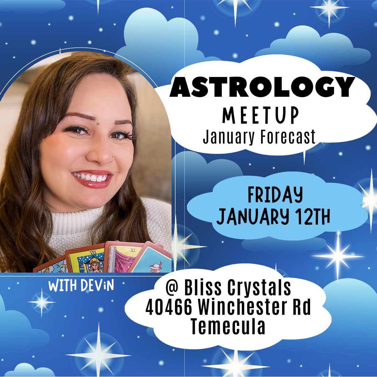 Astrology Meetup with Devin Friday November 22th 2024