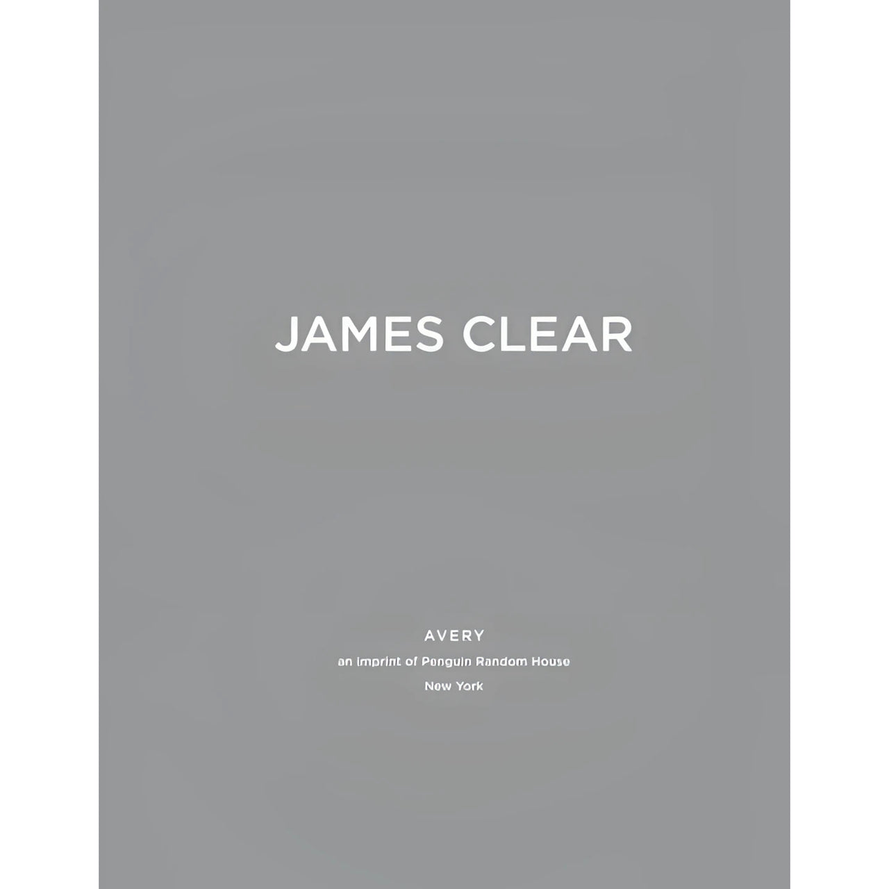 The Atomic Habits Workbook by James Clear book cover on gray background