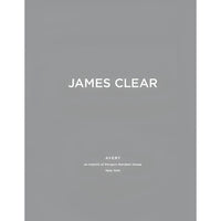The Atomic Habits Workbook by James Clear book cover on gray background