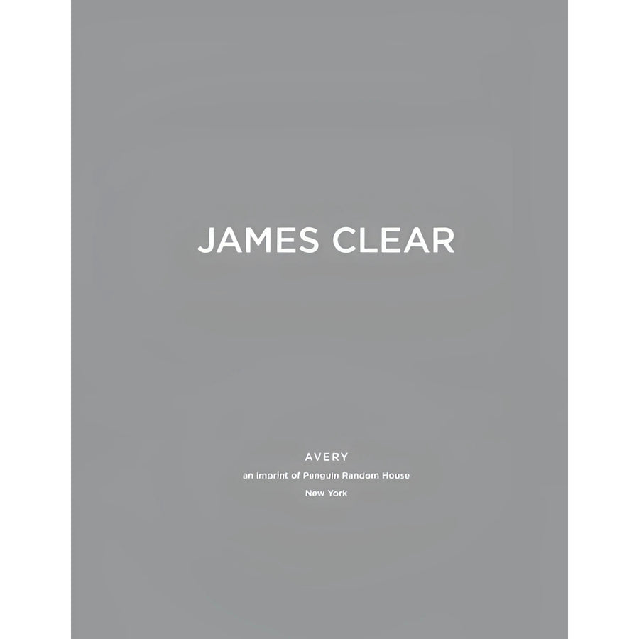 The Atomic Habits Workbook by James Clear book cover on gray background