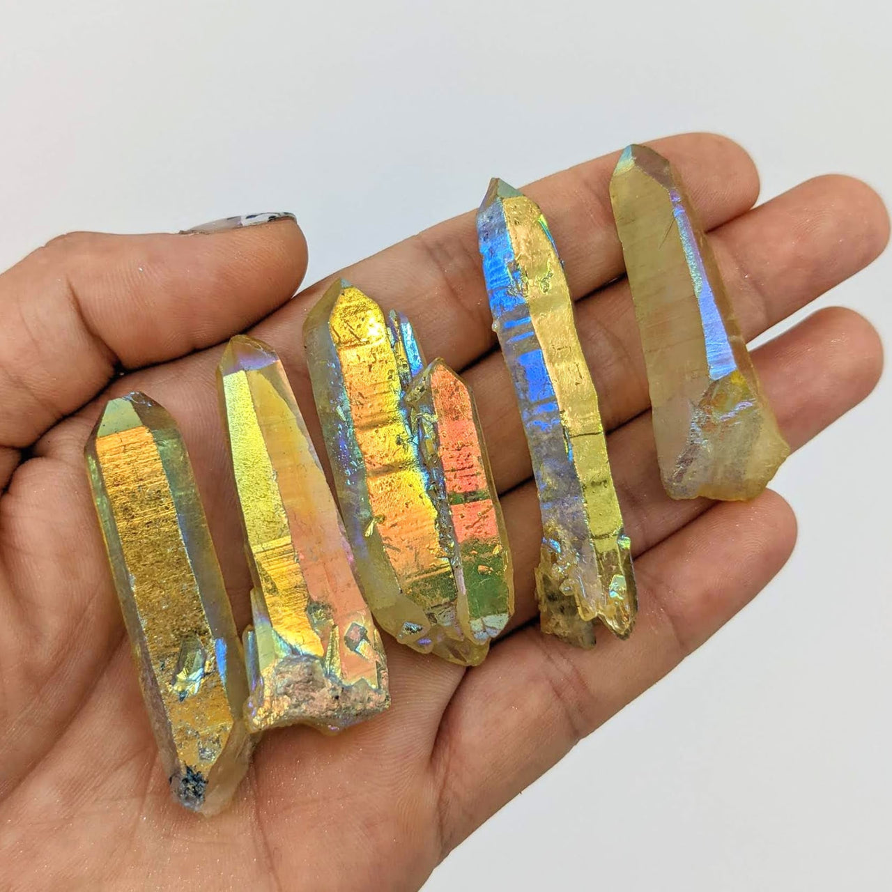 1 Aura Quartz Rough Point #SK7797 - $23