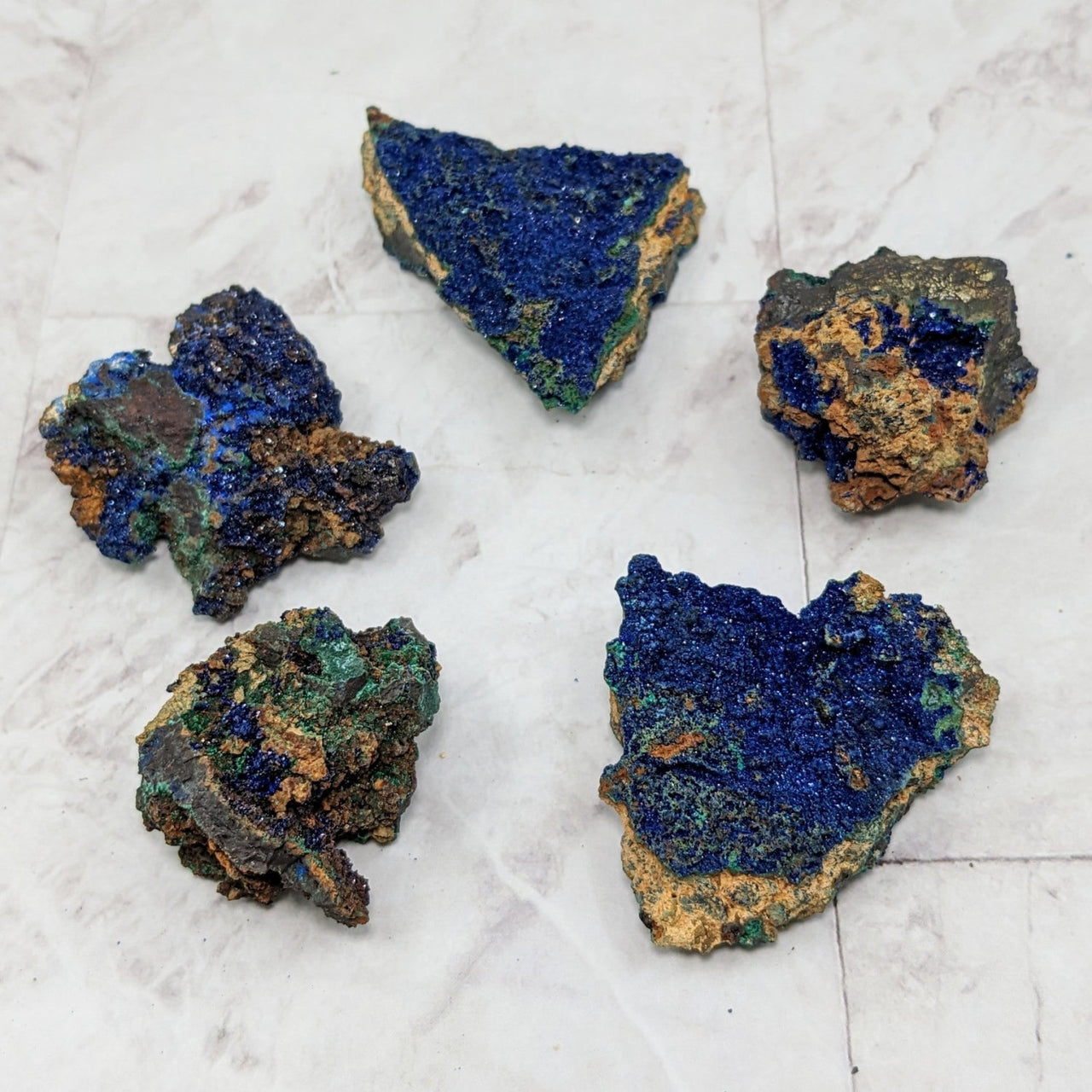 Azurite Rough Stones.