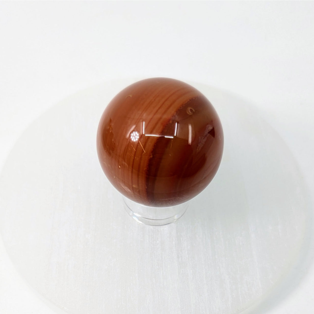 Banded Carnelian Sardonyx 40mm Sphere Marble #LV9155 $30