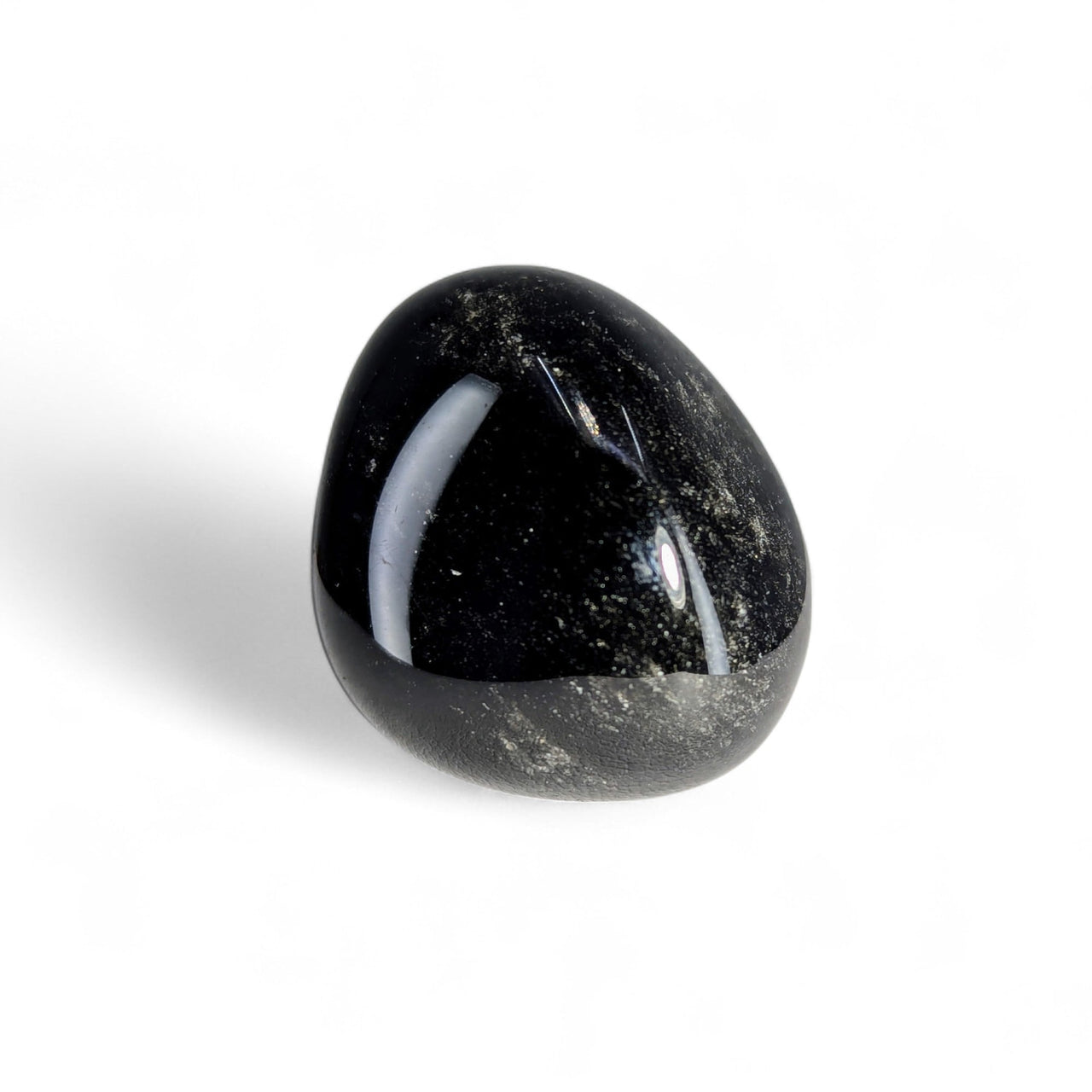 Black Gunmetal Crystal Holder Necklace 23’’ (one stone