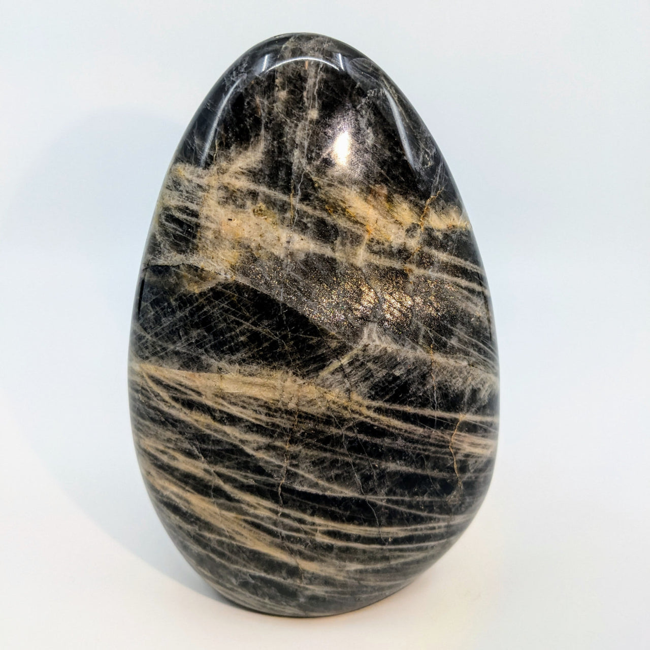 Black Moonstone Freeform 5.5’’ (985g) #M010 - $98