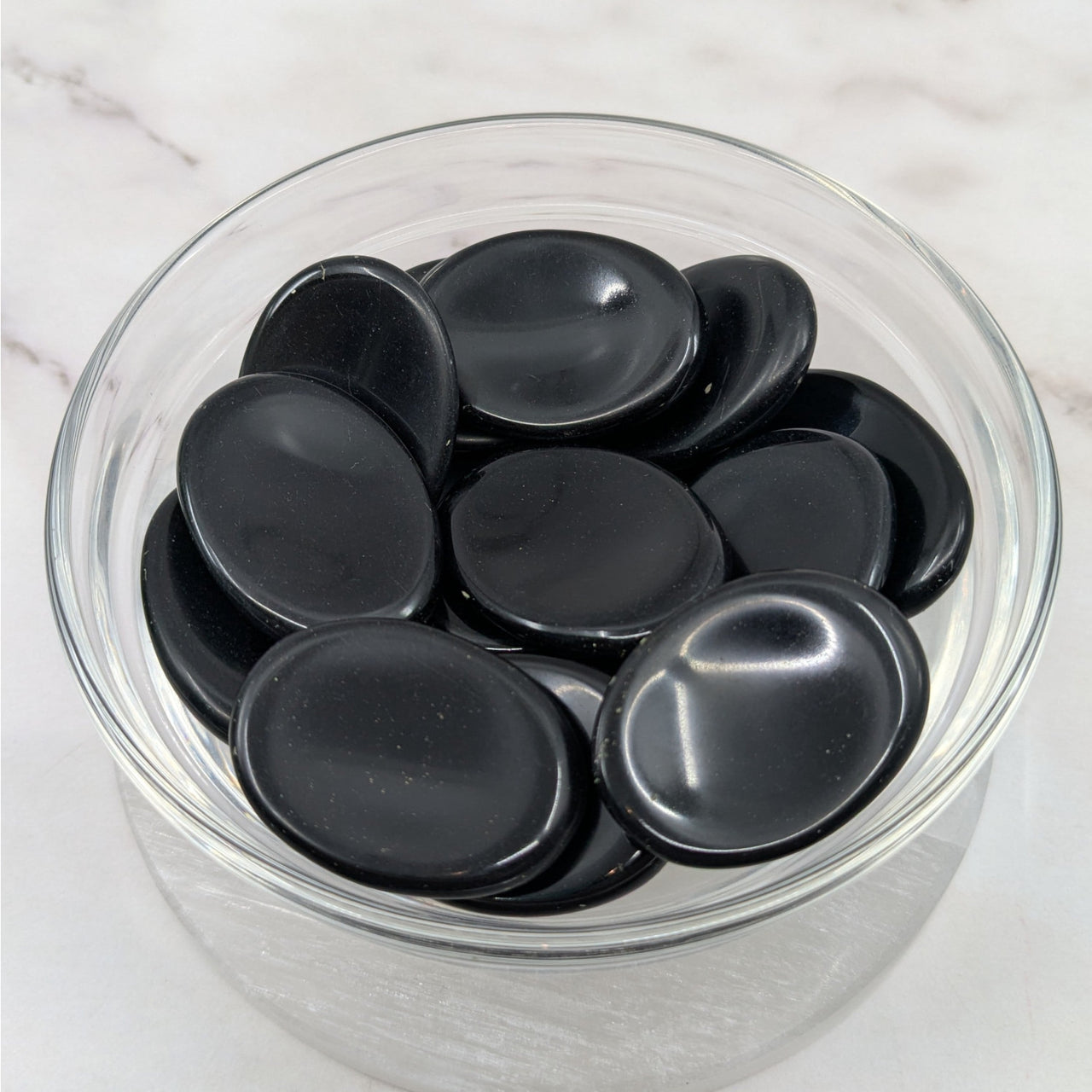 Black Obsidian Mini Thumb Stone (1.25’’11g) #P168 - $5.95