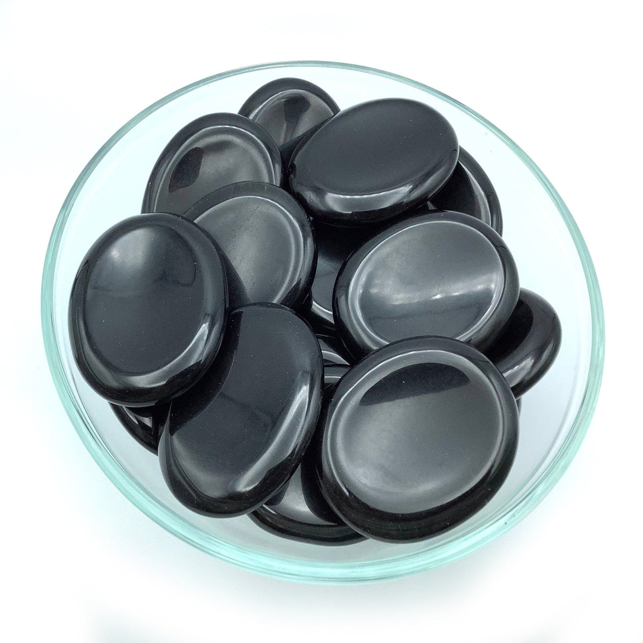 Black Obsidian Thumb Stone (2/29g) #SK3917