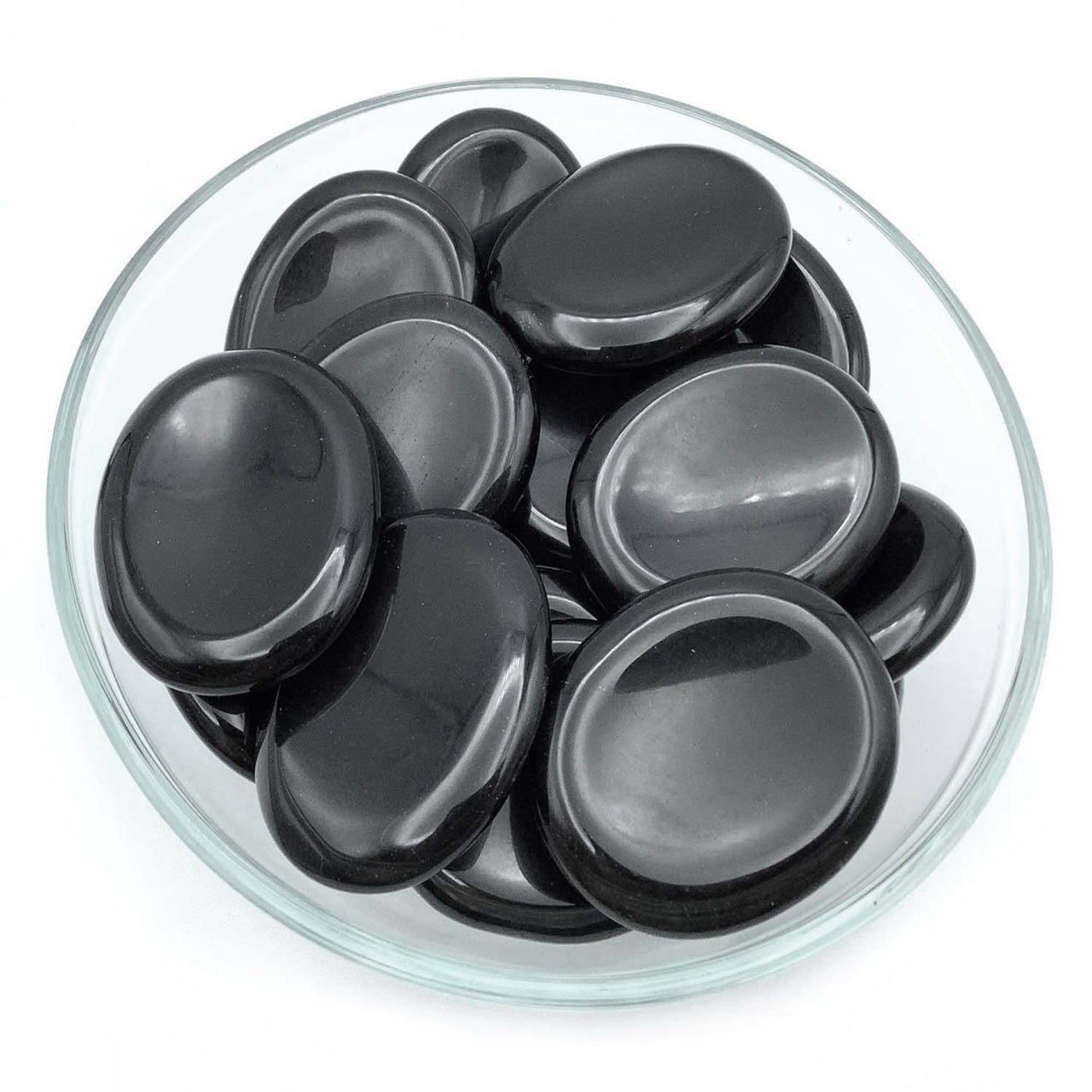 Black Obsidian Thumb Stone (2’’/29g) #SK3917 - $9.95