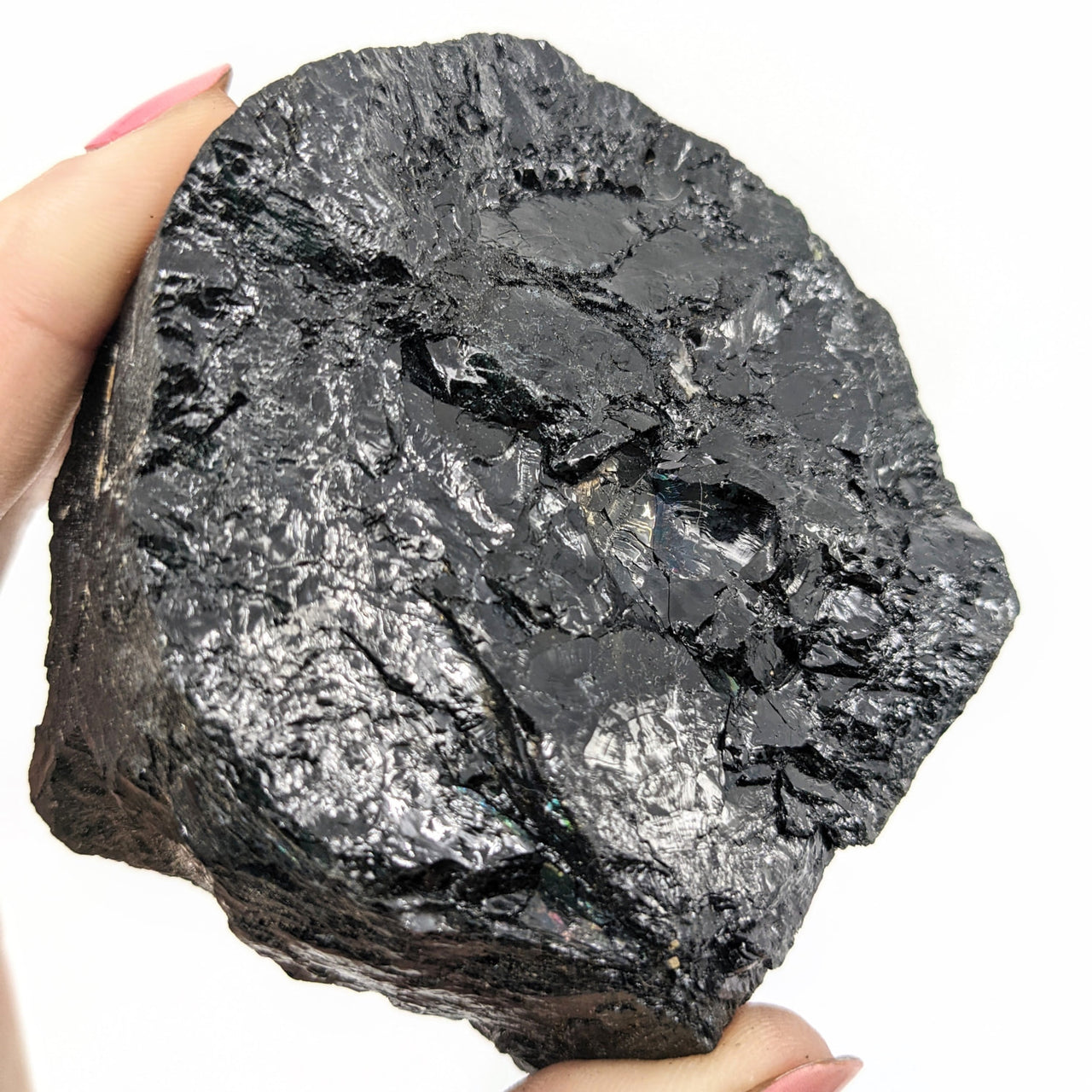 Black Tourmaline Rough Specimen (435g) #SK6828