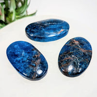 Blue Apatite 1.8’’ Medium Palmstone #LV9208 $16
