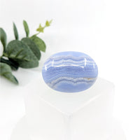 Thumbnail for Blue Lace Agate 1.5’’ Palm Stone #LV6100 - $44.80