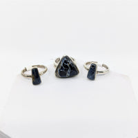 Thumbnail for Blue Pietersite Sterling Ring #J528 - $59.20