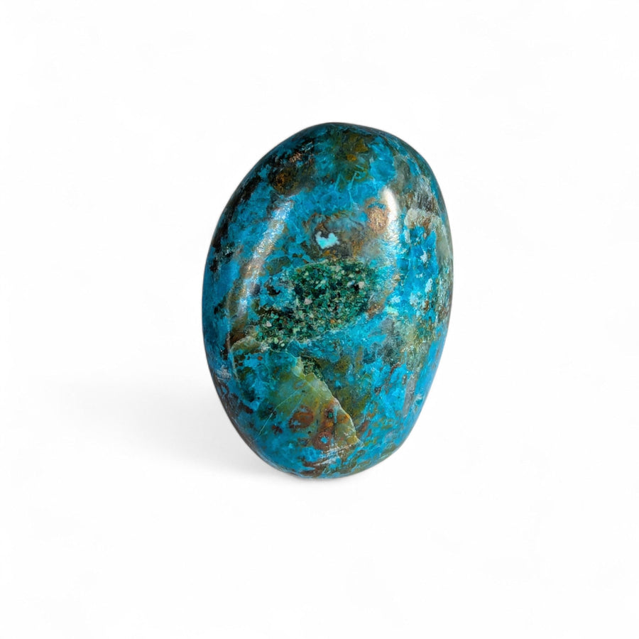 Brass Crystal Holder Necklace 23’’ - (One stone included)