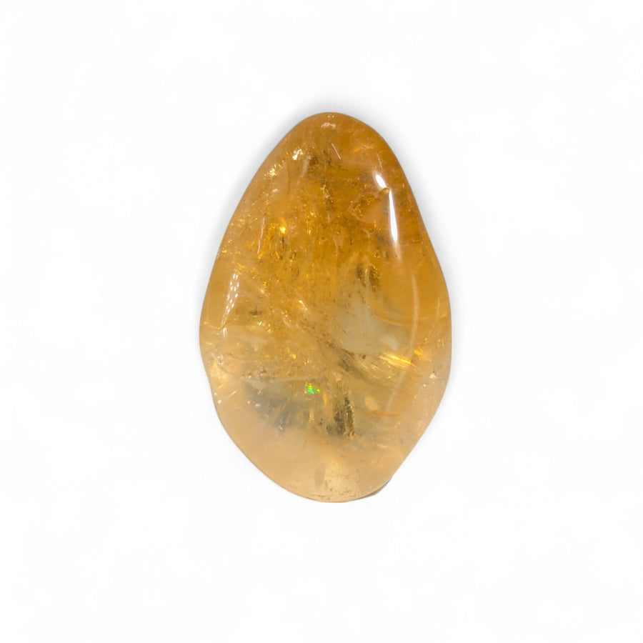 Brass Crystal Holder Necklace 23’’ - (One stone included)