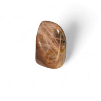 Brass Crystal Holder Necklace 23’’ - (One stone included)