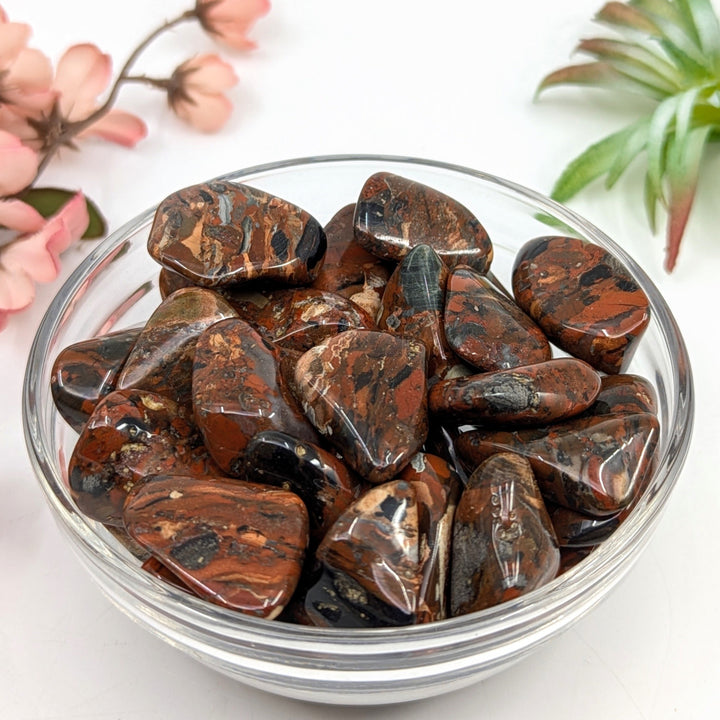 Brecciated Jasper Tumbled Stone Earth Energy – Bliss Crystals