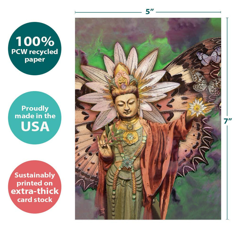 Butterfly Buddha All Occasion #19961 - $4.50