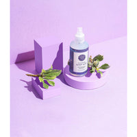 Calming Sleep Mist 8oz lavender spray bottle with white label