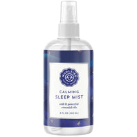 Calming Sleep Mist 8oz #LV9973 with 11 essential oils, blue white design