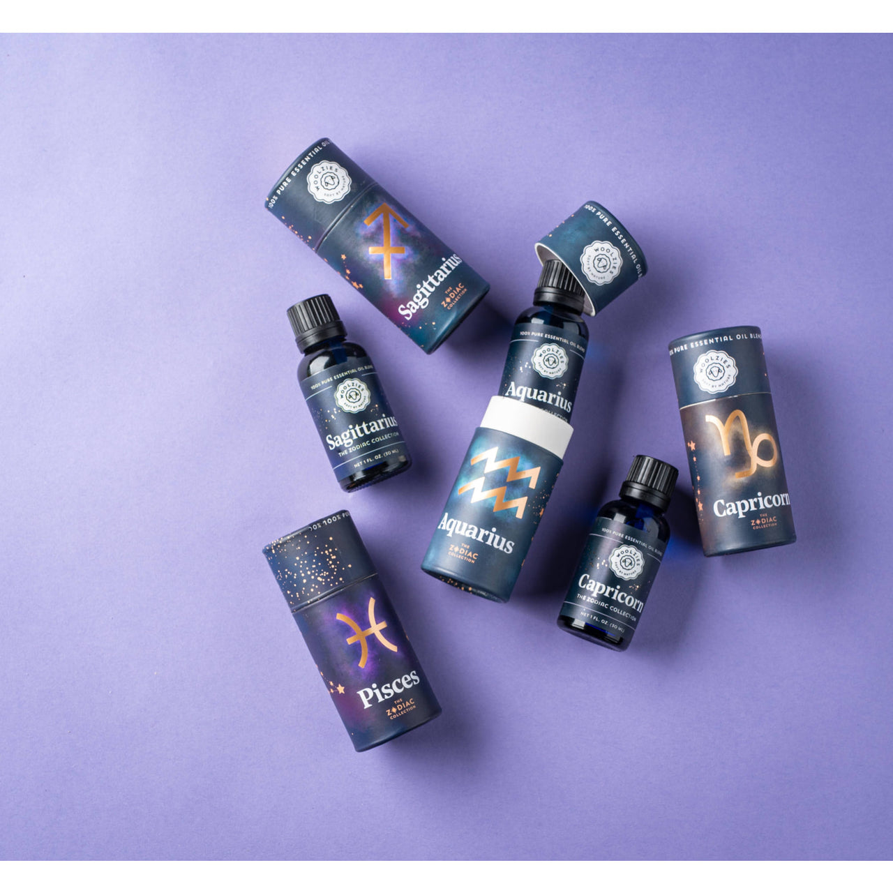 Capricorn Zodiac Essential Oil Blend 1oz Bottle LV9966 Set