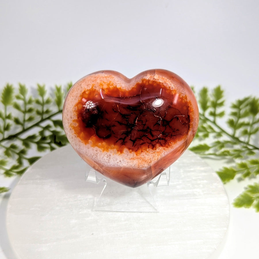 Carnelian 2.5" Heart #BC1519