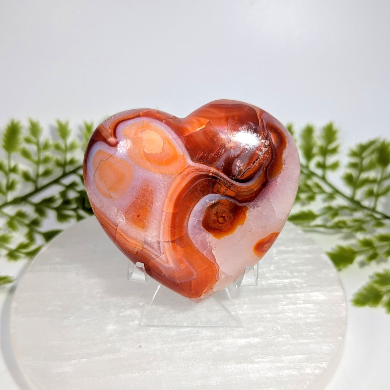 Carnelian  2.75" Heart #BC1518