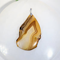 Carnelian Agate 2.7’’ Pendant #LV9762 - $26
