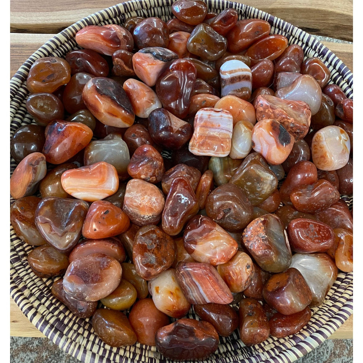 Carnelian River Rock Pebble #T264 $11.40