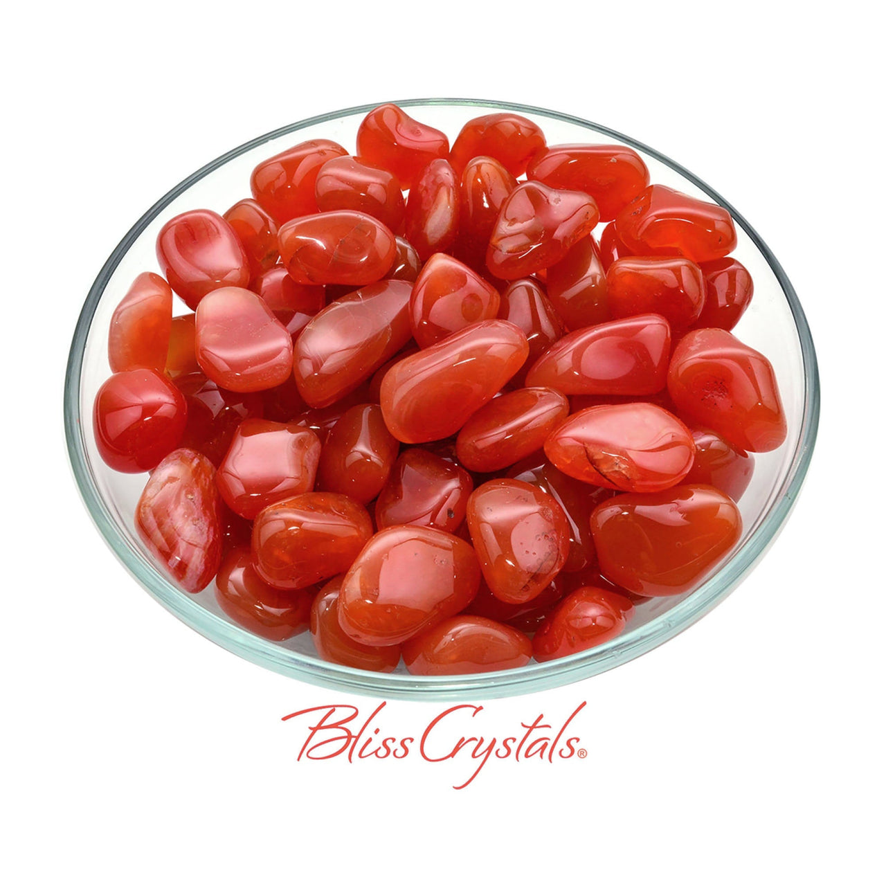 1 CARNELIAN Tumbled Stone Polished Red Orange Stone #CT60