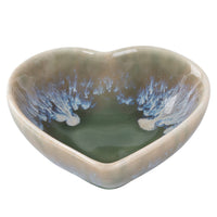 Ceramic Heart Bowl for Incense or Crystals #BC0504