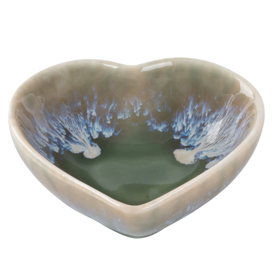 Ceramic Heart Bowl for Incense or Crystals #BC0504