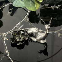 Silver Deer Sphere Stand #BC1282