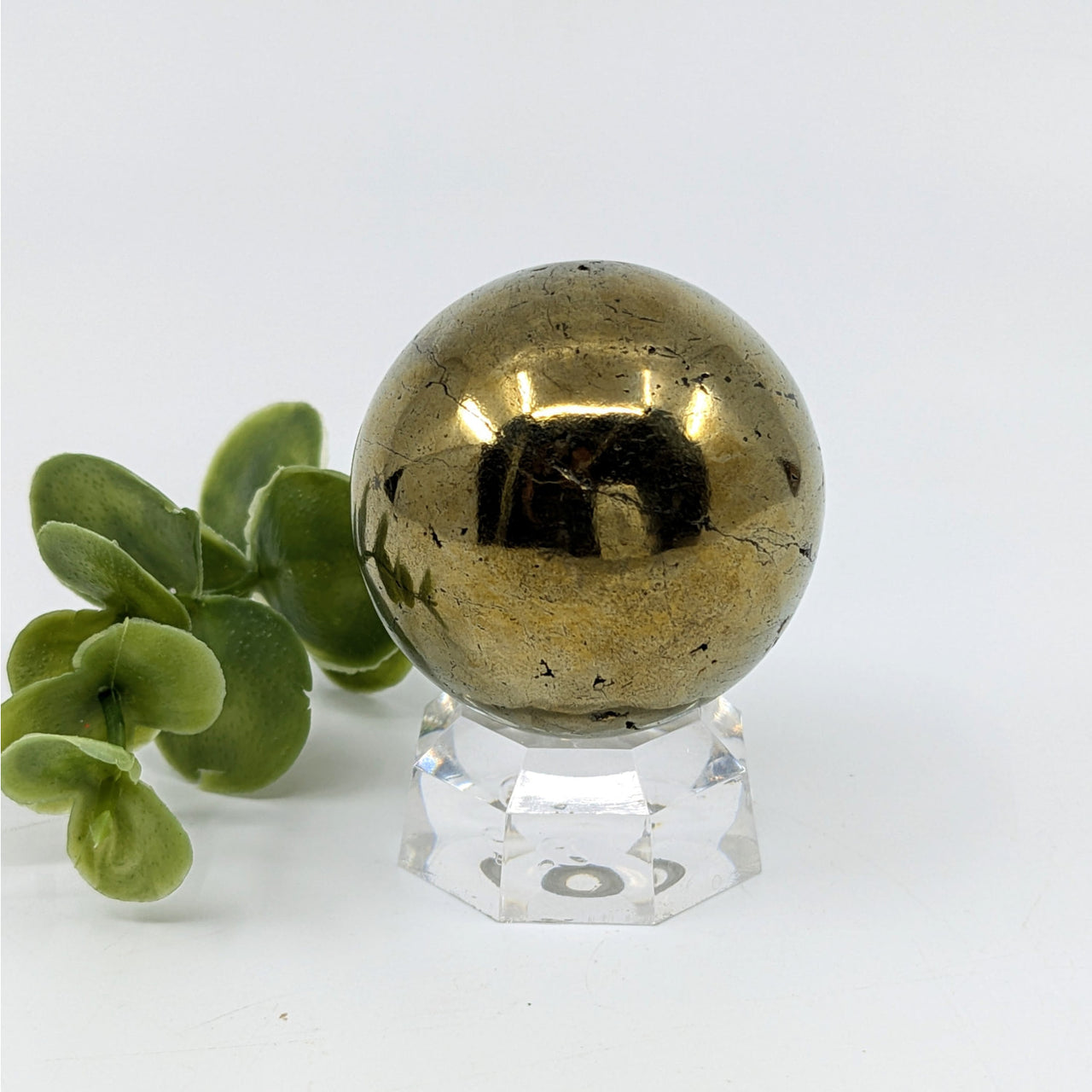 Chalcopyrite 1.7’’ Sphere #LV6073 - $87