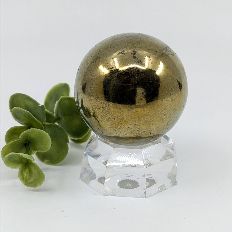 Chalcopyrite 1.9’’ Sphere #LV6076 - $126