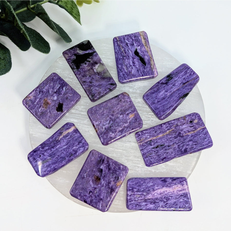 Charoite 0.8’’ - 2.0’’ A + Slice #LV5309 - $18