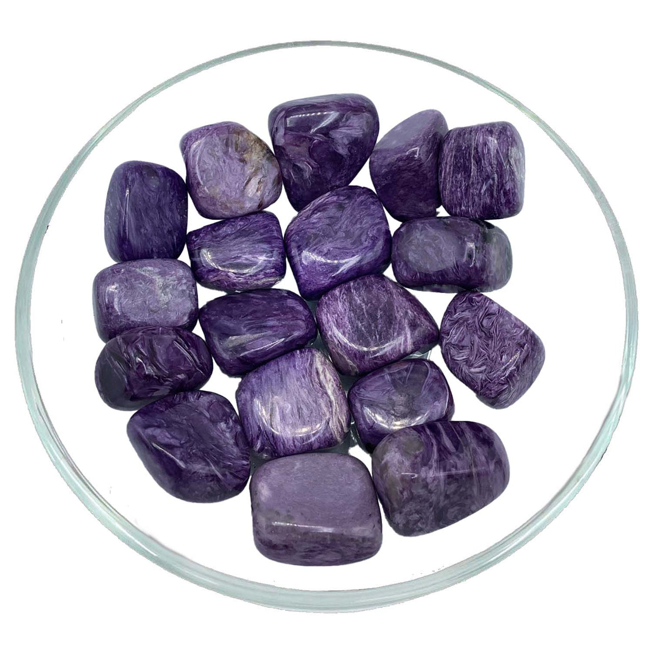 Charoite Tumbled Stone Select Size #SK2715 - $9.60