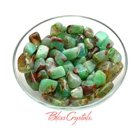 Thumbnail for 1 CHRYSOPRASE Medium Tumbled Stone Green Crystal for 