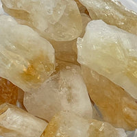 Thumbnail for Translucent yellow-Toned Citrine Rough Point showcasing raw citrine quartz and citrine quartz points