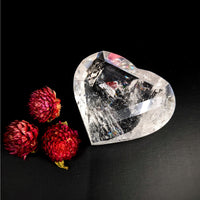 Thumbnail for Clear Quartz 1.9’’ Gem Cut Heart #LV6411 - $35