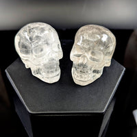 Clear Quartz 1.9’’ Skull Carving #LV9238 - $39