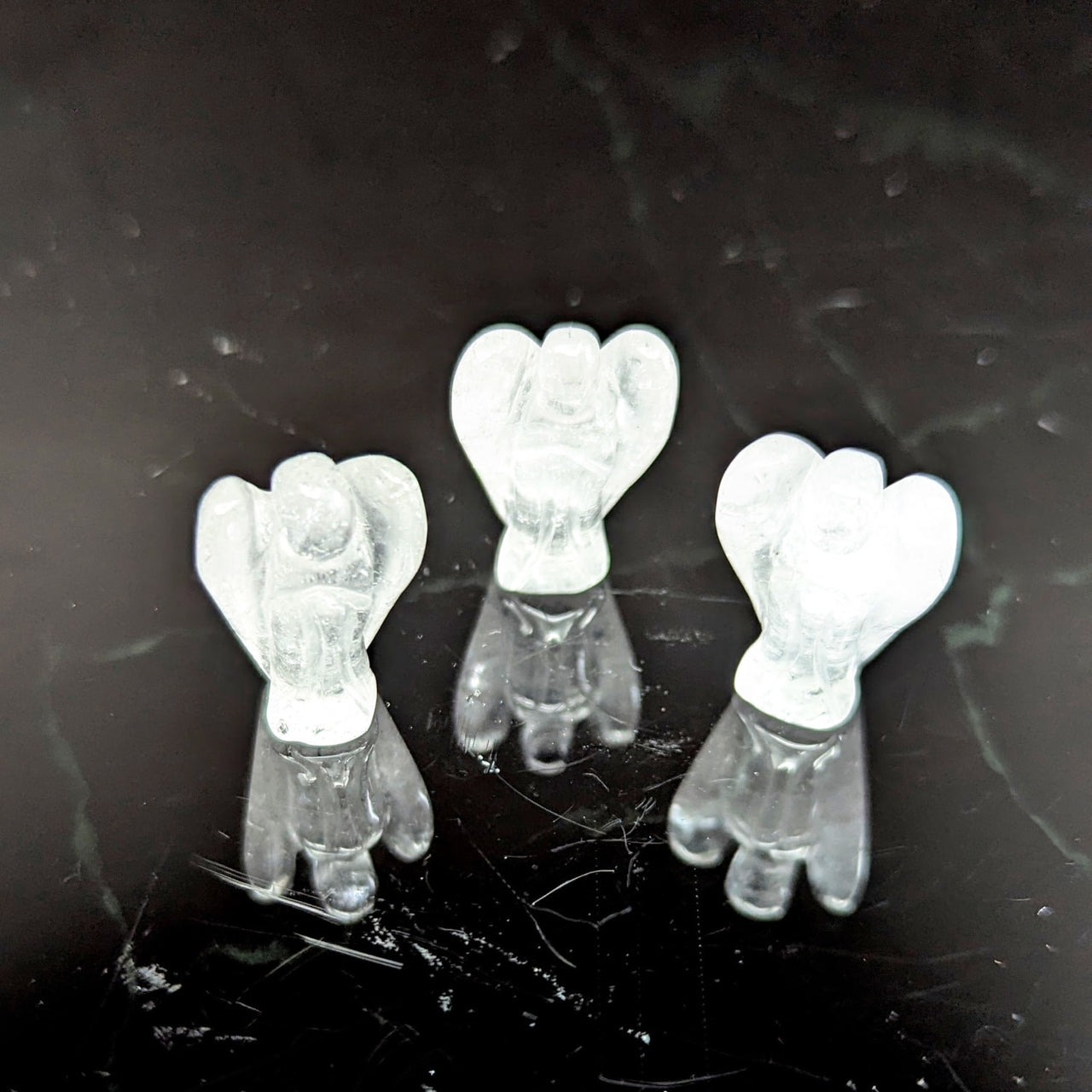 Clear Quartz 1" Mini Angel #BC1522