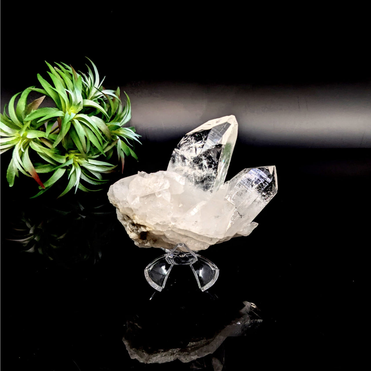 Clear Quartz 3.8’’ Natural Cluster #LV6467 - $39