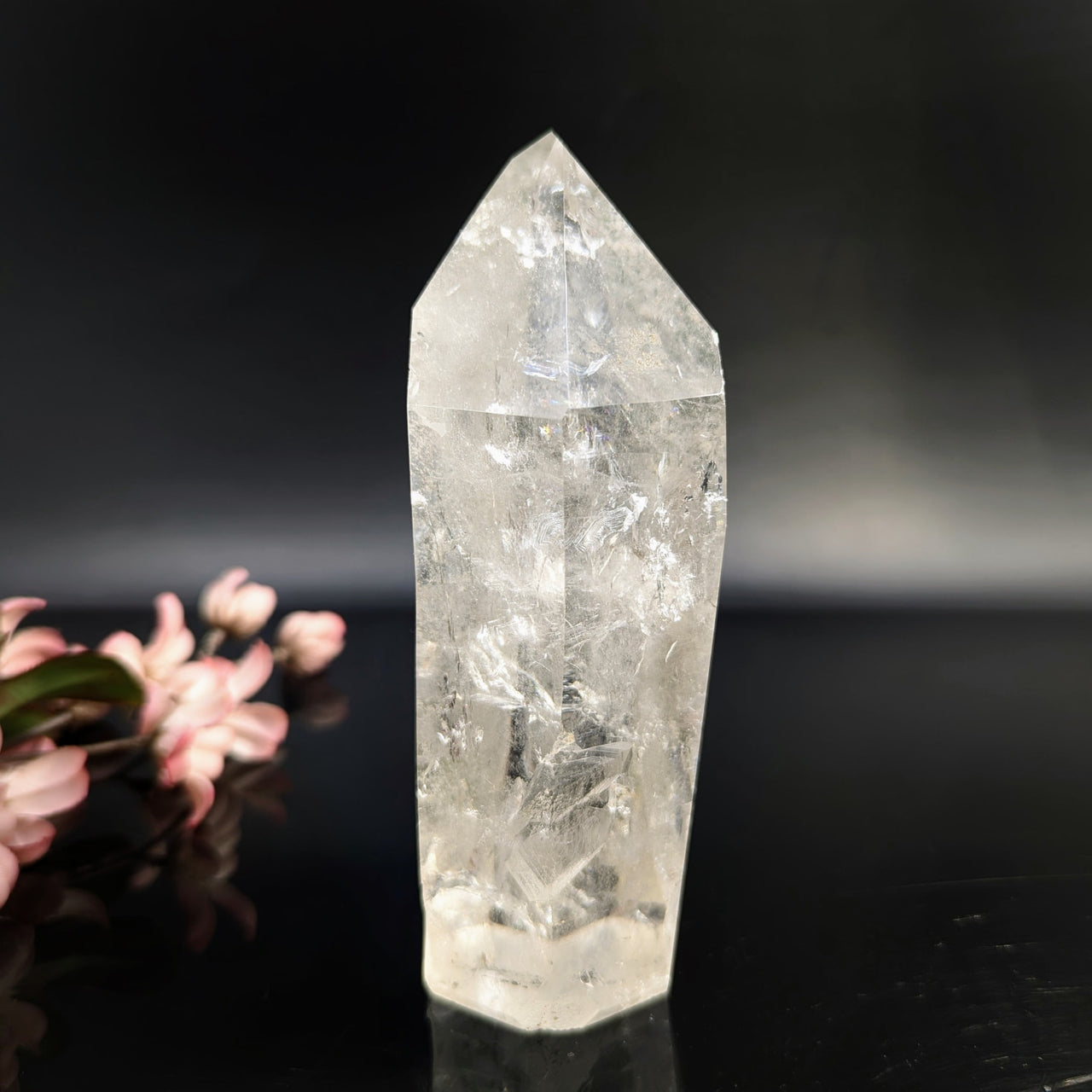 Clear quartz crystal point from the Clear Quartz 5.5-inch Generator #LV8505 product