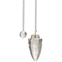 Clear Quartz Curved Pendulum #LV9162 $6.95