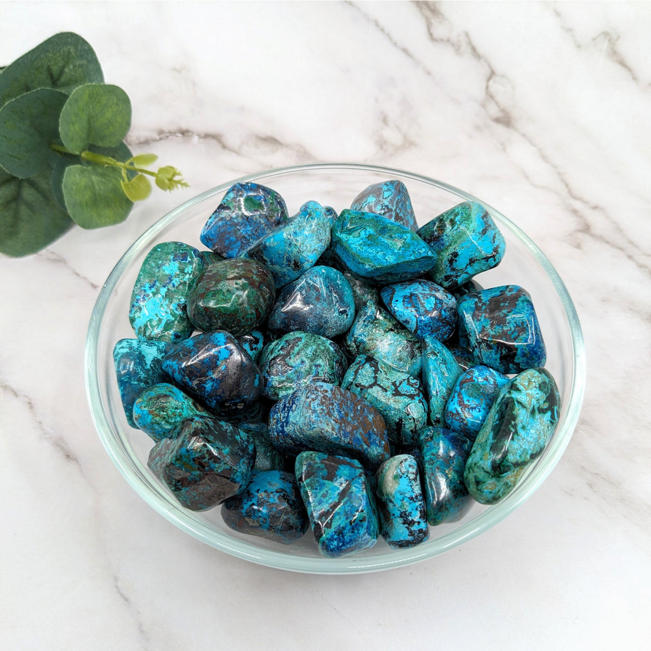 Congo Chrysocolla 1 - 1.3’’ Tumbled Stone #LV5310 - $9.95