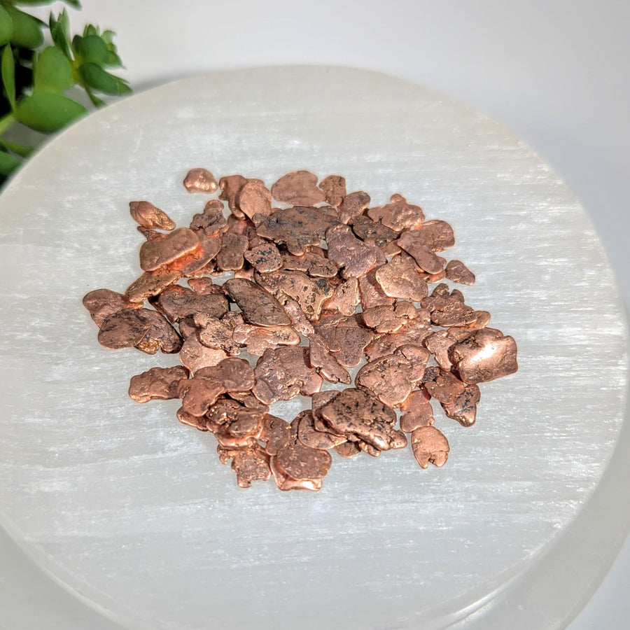 Irregular copper mini nuggets, 0.3-0.6 inch, 5gm parcel #BC0620